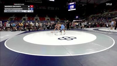 144 lbs Champ. Rd Of 256 - Maverick Beckwith, NY vs Nathan Klingensmith, PA