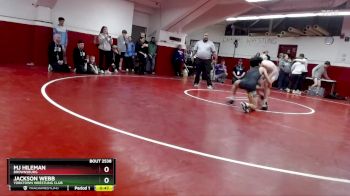 113 lbs Quarterfinal - MJ Hileman, Brownsburg vs Jackson Webb, Yorktown Wrestling Club