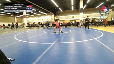 105 lbs Quarterfinal - Alejandro Mascorro, NB Elite Wrestling Club vs Declan Mohler, 3F Wrestling