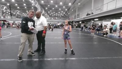 78 lbs Round 1 (6 Team) - Francesca Mulzoff, Empire Girls WC vs Alivia Fowler, Pride WC