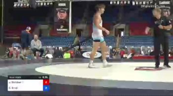 170 lbs Semifinal - Jared Stricker, Wisconsin vs Caden Ernd, Illinois