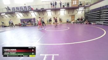 138 lbs Cons. Round 2 - Coehn Weber, Tiger Wrestling Club vs Aidan Moody, MO West Championship Wrestling