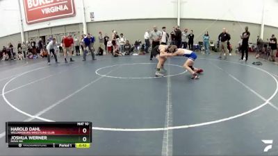 87 lbs 3rd Place Match - Harold Dahl, Williamsburg Wrestling Club vs Joshua Werner, Nova WC