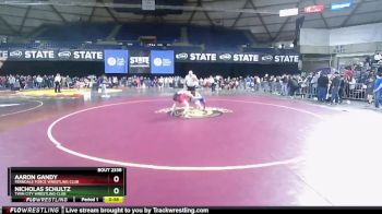 108 lbs Quarterfinal - Nicholas Schultz, Twin City Wrestling Club vs Aaron Gandy, Ferndale Force Wrestling Club