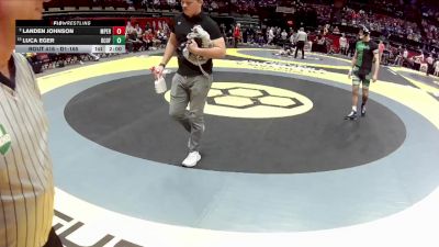 D1-165 lbs Champ. Round 1 - Luca Eger, Dub. Coffman vs Landen Johnson, Mass. Perry