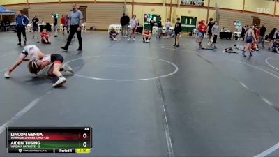 84 lbs Round 1 (10 Team) - Lincon Genua, Warhawks Wrestling vs Aiden Tusing, Virginia Patriots