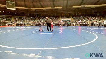 60 lbs Consi Of 8 #1 - William Henson, Fort Gibson Youth Wrestling vs Harvey LaForest, Bridge Creek Youth Wrestling