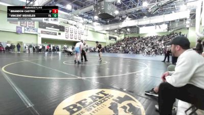 165 lbs Semifinal - Vincent Meiseles, Palisades vs Brandon Castro, SAN PEDRO