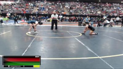 126 lbs Cons. Round 1 - Jayde Paseuzzi, Crook County vs Dakota Suter, Meridian