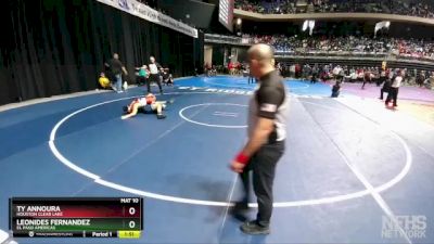 6A 126 lbs Champ. Round 1 - Leonides Fernandez, El Paso Americas vs Ty Annoura, Houston Clear Lake