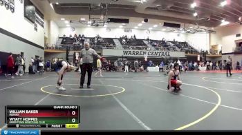 152 lbs Champ. Round 2 - Wyatt Hoppes, Greentown Wrestling Club vs William Baker, Indiana