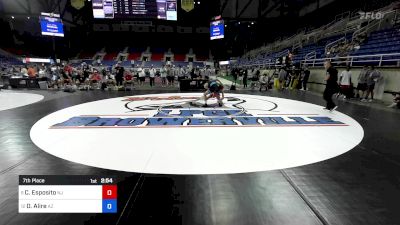 106 lbs 7th Place - Charles Esposito, NJ vs Daniel Alire, AZ