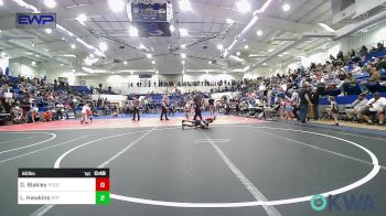 60 lbs Quarterfinal - Dozer Blakley, Pocola Youth Wrestling vs Lorenzo Hawkins, Tulsa Blue T Panthers