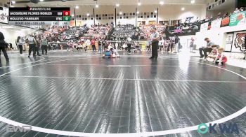 130 lbs Rr Rnd 2 - Jacqueline Flores Robles, Raw Wrestling Club vs HollyJo Fansler, Verdigris Youth Wrestling