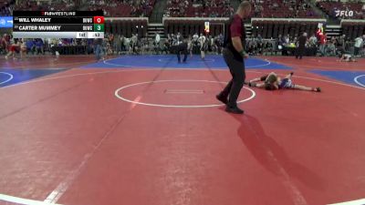 61 lbs Cons. Round 5 - Carter Mummey, Bearcats Wrestling Club Helena vs WIll Whaley, Laurel Matburners