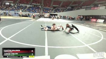 5A-132 lbs Cons. Round 2 - Clayton Waldron, Mountain View vs Carson Farlow, Hood River Valley