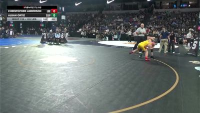 120 lbs Consi Of 16 #1 - Christopher Anderson, Liberty (NC) vs Alijah Ortiz, Clovis North (CS)