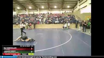 129 lbs Cons. Round 1 - Jaeden Havey, Green Canyon High School vs Eli Vorwaller, Stansbury