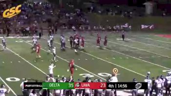Replay: Delta State vs West Alabama | Oct 23 @ 6 PM