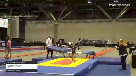 Sydney Rosen - Double Mini Trampoline, ETA - 2021 USA Gymnastics Championships