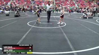 73 lbs Round 1 - Drew Wiss, Piper Wrestling Club vs Liam Mauk, Maize Wrestling Club