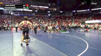 3A-150 lbs Champ. Round 1 - Aiden Robson, Newton vs McCain Hewitt, Bondurant-Farrar
