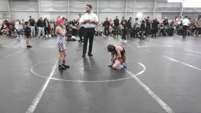 68 lbs Round 4 (6 Team) - Wyatt Eastman, Firebird Elite vs Clara Coombs, Empyre WC Maroon