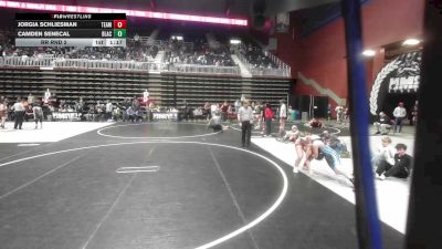 123 lbs Rr Rnd 2 - Jorgia Schliesman, Team Aggression vs Camden Senecal, Black Fox Wrestling Academy