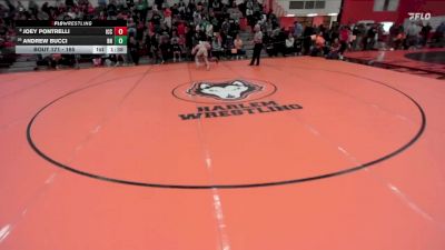 165 lbs Champ. Round 2 - Andrew Bucci, Belvidere (NORTH) vs Joey Pontrelli, Elmhusrt (IC CATHOLIC)