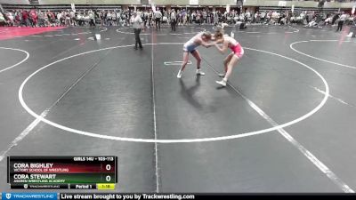 103-113 lbs Round 1 - Cora Stewart, Askren Wrestling Academy vs Cora Bighley, Victory School Of Wrestling