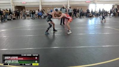 120/125 Round 2 - Jason Loomis, Oscar A. Carlson High School vs Jayden Boyce, Mt Morris High School