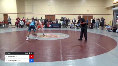 61 kg Cons 16 #2 - Carter Schmidt, Oklahoma Regional Training Center vs Derek Guanajuato, Tar Heel Wrestling Club