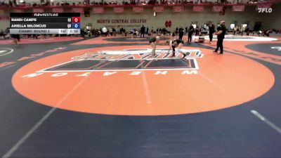 138 B Champ. Round 2 - Randi Campe, Eureka vs Ariella Miloncus, Quincy