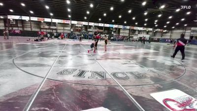 65 lbs Round 2 - Ryker Sisneros, Camel Kids Wrestling vs Keegan Clark, Team Champs