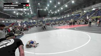 46 lbs Rr Rnd 1 - Luciano Hernandez, Fort Lupton Bluedevils vs Bentley Terry, Independent