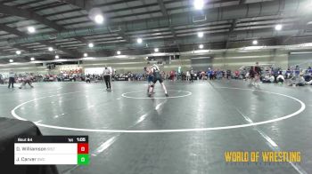 95 lbs Round Of 16 - Dylan Williamson, Sebolt Wrestling Academy vs Jeremy Carver, Delta Wrestling Club, Inc