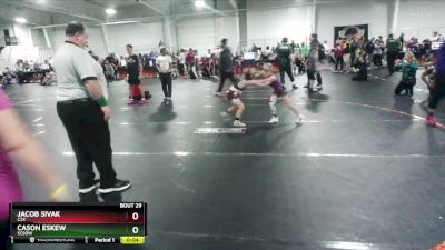 65 lbs Cons. Round 2 - Jacob Sivak, C2X vs Cason Eskew, SCSOW