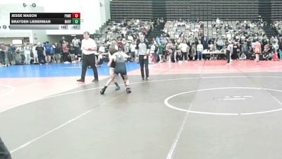 80-I lbs Consi Of 8 #2 - Jesse Mason, Patchogue-Medford vs Brayden Lieberman, Northampton