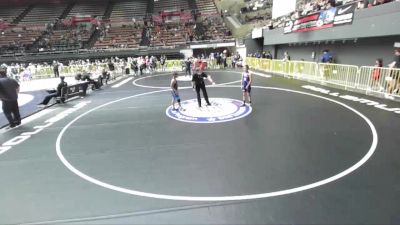 105 lbs Champ. Round 1 - Yousuf Abdullah, Mad Dawg Wrestling Club vs Bishop Rening, Wright Wrestling Academy