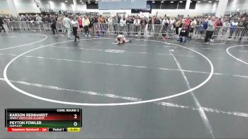 92 lbs Cons. Round 2 - Karson Reinhardt, Sebolt Wrestling Academy vs Peyton Fowler, Kentucky