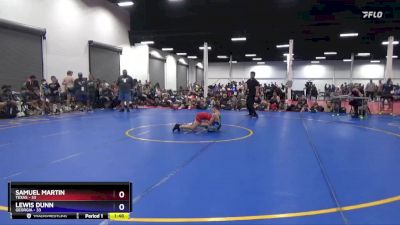 71 lbs Quarters & 1st Wb (16 Team) - Samuel Martin, Texas vs Lewis Dunn, Georgia