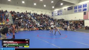 56 lbs Round 1 - Andy Villalobos Jr., Total Kaos vs Brady Garcia, Hemet Youth Wrestling Club