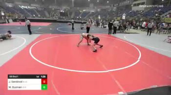 114 lbs Rr Rnd 1 - Joshwa Sandoval, BlackCat WC vs Mateo Guzman, Gem City Grapples