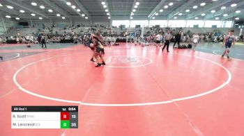 120 lbs Rr Rnd 1 - Brody Scott, Shore Thing Sharks vs Miranda Lencrerot, East Coast Elite