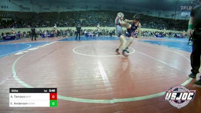 80 lbs Consi Of 8 #1 - Amir Tamayo, Best Trained vs Easton Anderson, Nebraska Wrestling Academy