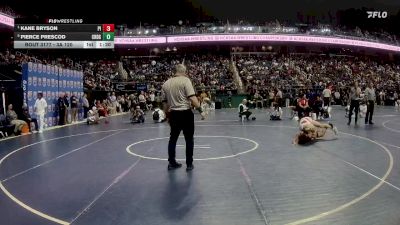 3A 120 lbs Quarterfinal - Kane Bryson, Pisgah High School vs Pierce Prescod, Cedar Ridge