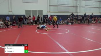 108-C lbs Round Of 32 - Jordan Zambon, MI vs Bryce Thomas, PA