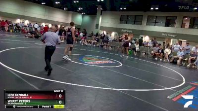 170 lbs Round 2 (16 Team) - Wyatt Peters, Richmond High vs Levi Kendall, Social Circle Black