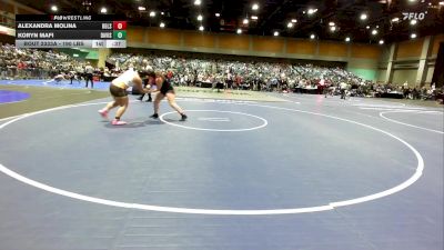 190 lbs Consi Of 16 #2 - Alexandra Molina, Douglas vs Koryn Mafi, Davis