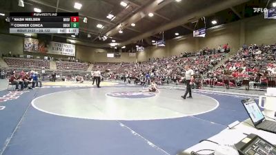 2A 132 lbs Quarterfinal - Nash Nielsen, North Sevier vs Conner Conca, Duchesne